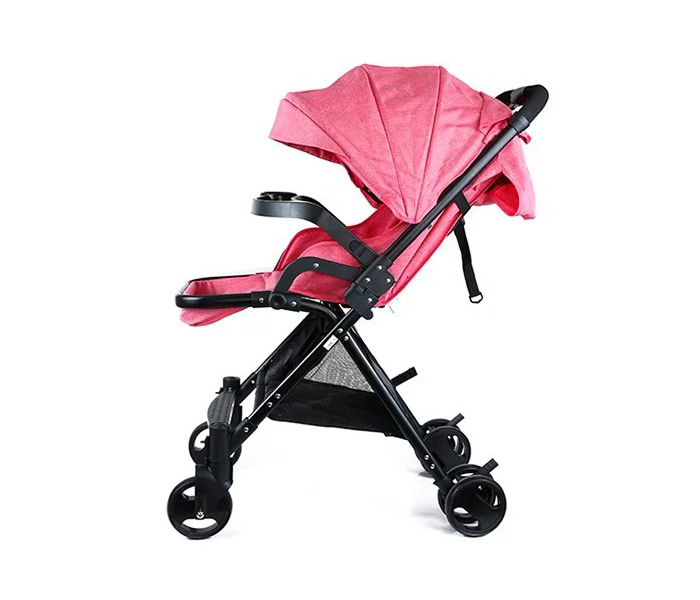 Baby Plus BP7733 Baby Stroller and Pram - Light Pink - Zoom Image 1