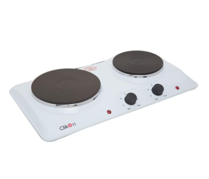 Clikon CK4353 Double Hot Plate White - Zoom Image 2