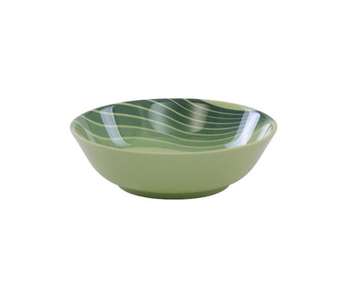 Royalford RF8163 7.5-inch Melamine Radiant Thai Soup Bowl - Green - Zoom Image