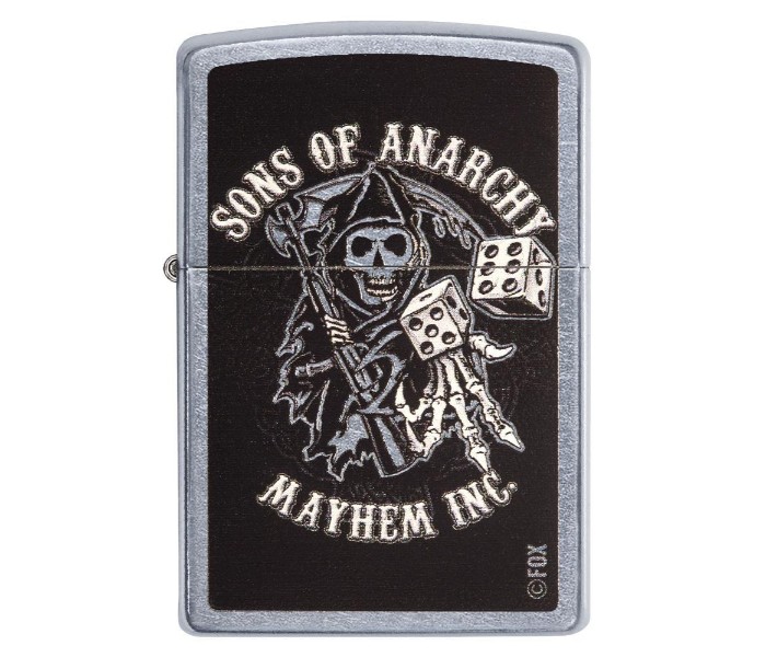 Zippo 29582 Sons of Anarchy Lighter Black and Silver - Zoom Image 4