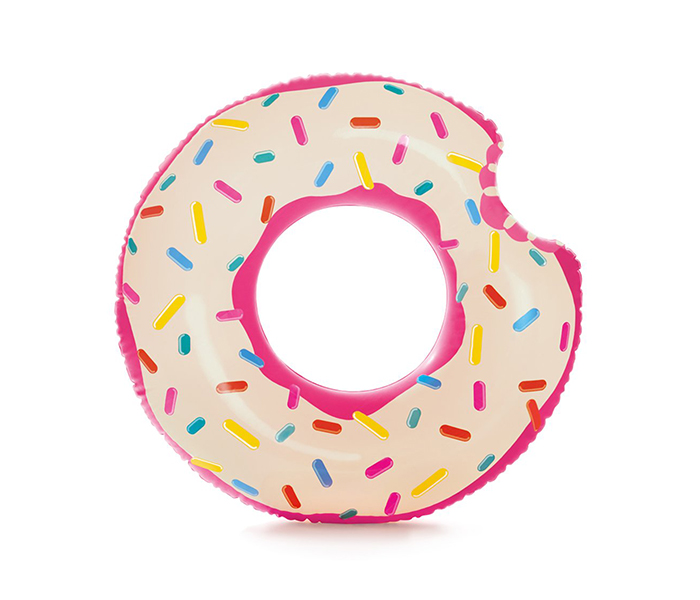 Intex ZX-59265 Inflatable Donut Swimming Tube - Pink - Zoom Image 2