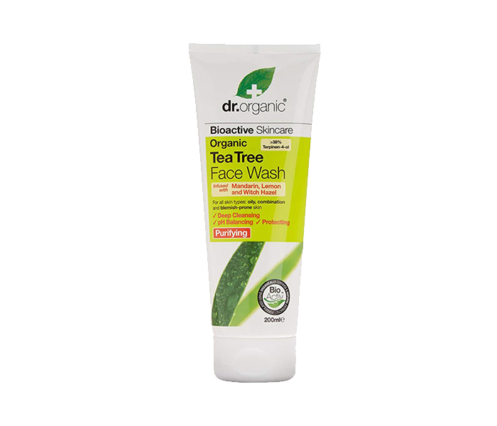 Dr.Organic N13985743A Tea Tree Face Wash - 200ml - Zoom Image