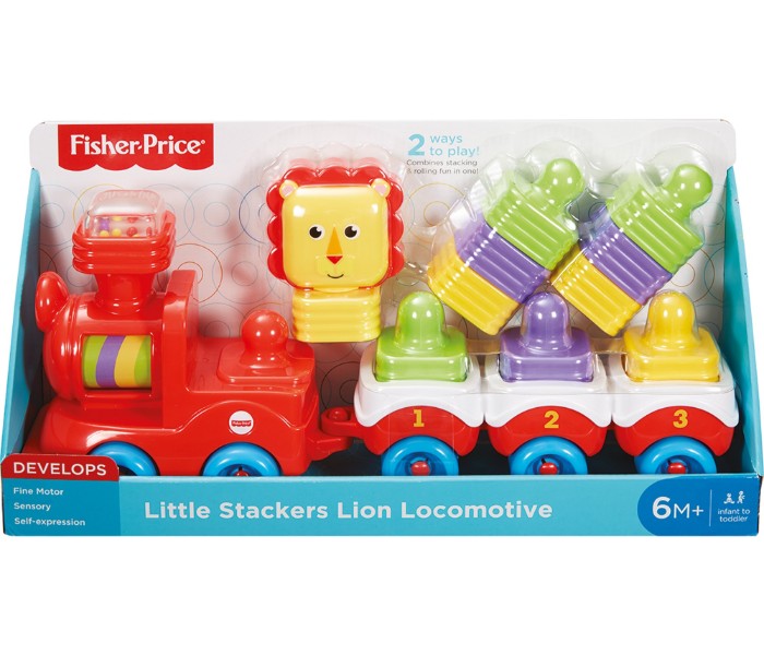 Fisher Price DRG33 Little Stackers Lion Locomotive Assorted - Zoom Image 6