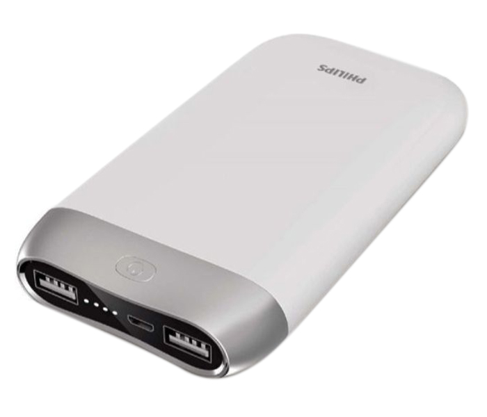 Philips DLP8006 8000mAh Lithium Polymer Power Bank White - Zoom Image 3