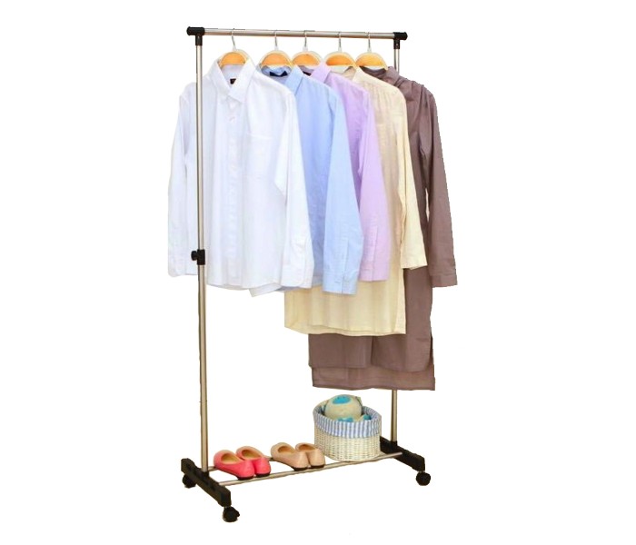 Leostar CD-1202 Single-Pole Telescopic Clothes Hanger Black - Zoom Image 1