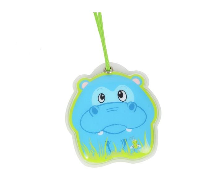 Okiedog 80108  Wildpack  Luggage Tags Hippo Blue - Zoom Image 1