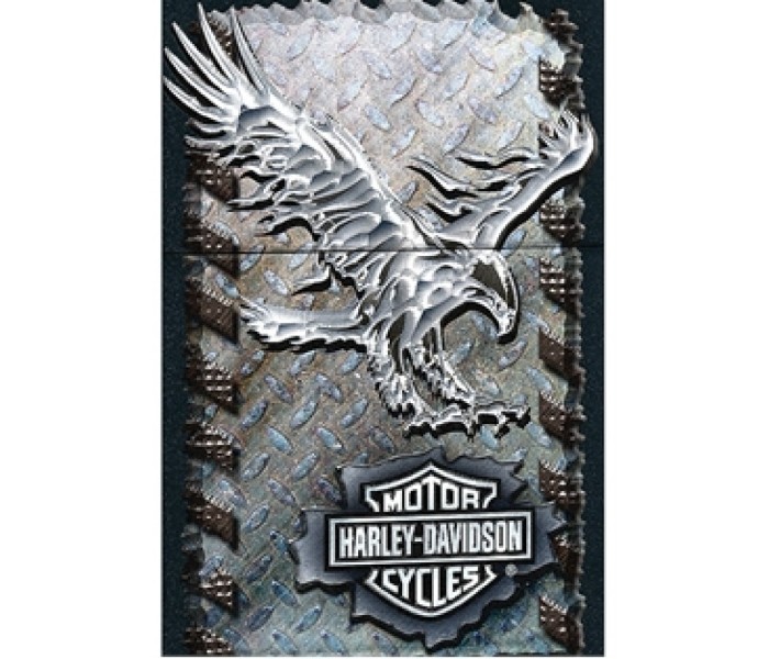 Zippo 28485 Harley Davidson Iron Eagle Lighter Black - Zoom Image 2