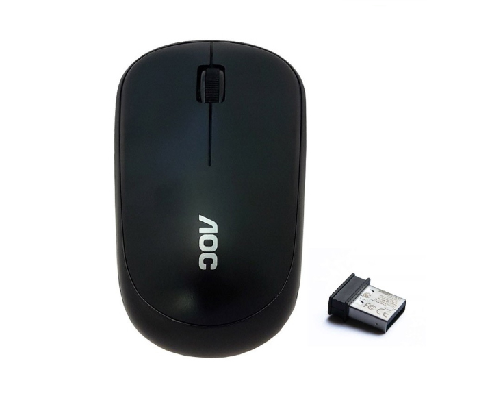 AOC MS200 Wireless Mouse - Black - Zoom Image 1