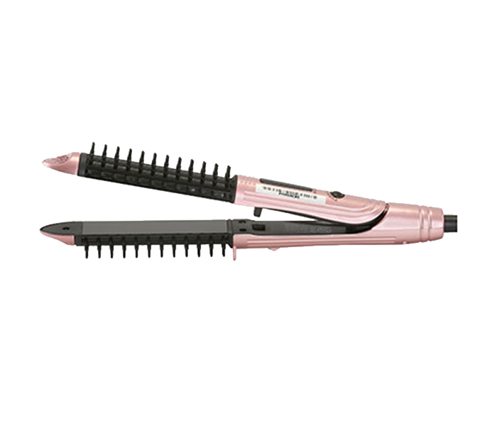 Olsenmark OMH4006 2-in-1 Hair Straightener with Brush - Zoom Image 2