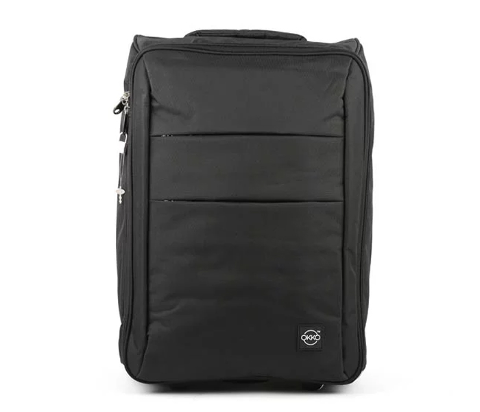 Okko 36422 2in1 Foldable trolley with laptop bag - Black - Zoom Image 6