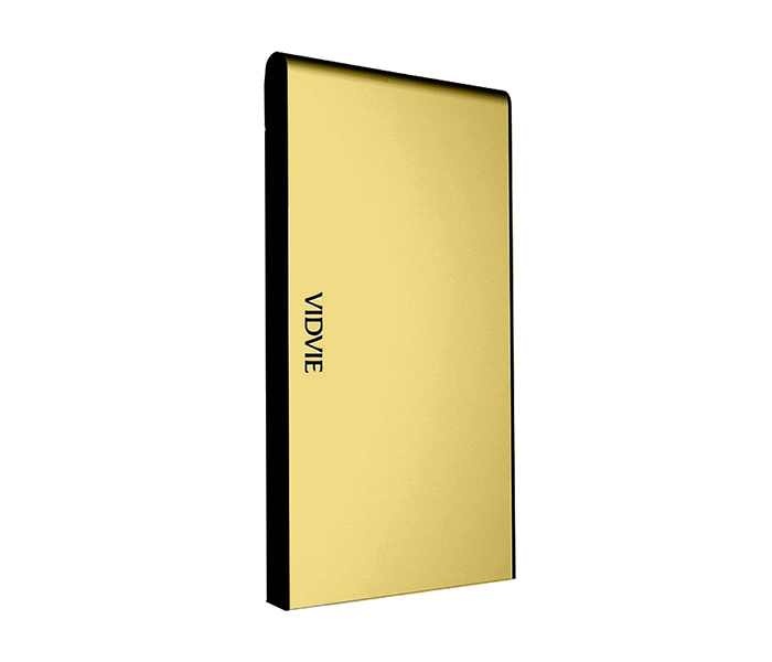 Vidvie PB-707 9000mAh Powerbank - Gold - Zoom Image 1