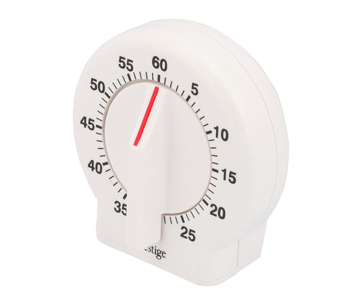 Prestige PR9609 Magnetic Mechanical Timer, White - Zoom Image 1