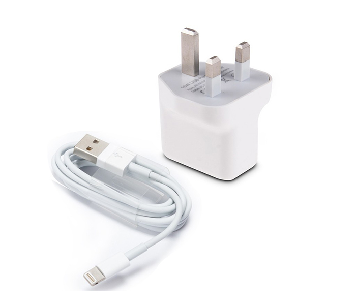 Trands TR-AD537 Lightning USB Travel Charger - White - Zoom Image 1