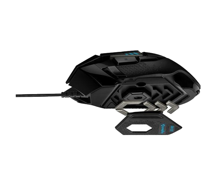 Logitech 910-005471 G502 Hero High Performance Gaming Mouse - Black - Zoom Image 3