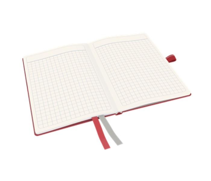 Leitz 4479-00-25 A6 Squared Notebook  Red - Zoom Image 1