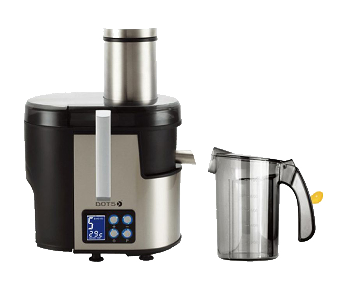 Dots JCD-628 800 Watts Power Juicer - 2 Litre, Black & Silver - Zoom Image