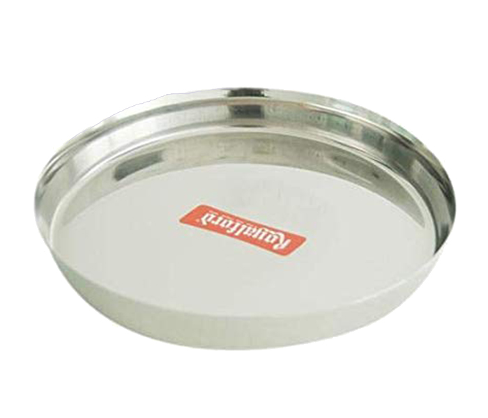 Royalford RF5341 11-inch Stainless Steel Thali Plate - Silver - Zoom Image