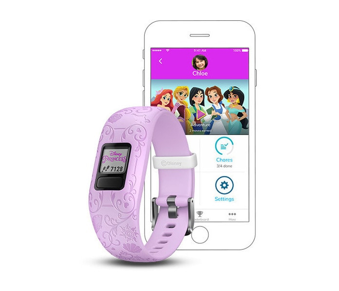 Garmin Activity Tracker Vivofitjr2 Smart Band For Kids - Princess Purple - Zoom Image 3