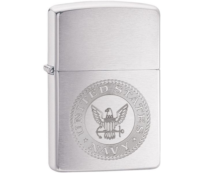 Zippo 29385 200 US Navy Lighter Silver - Zoom Image