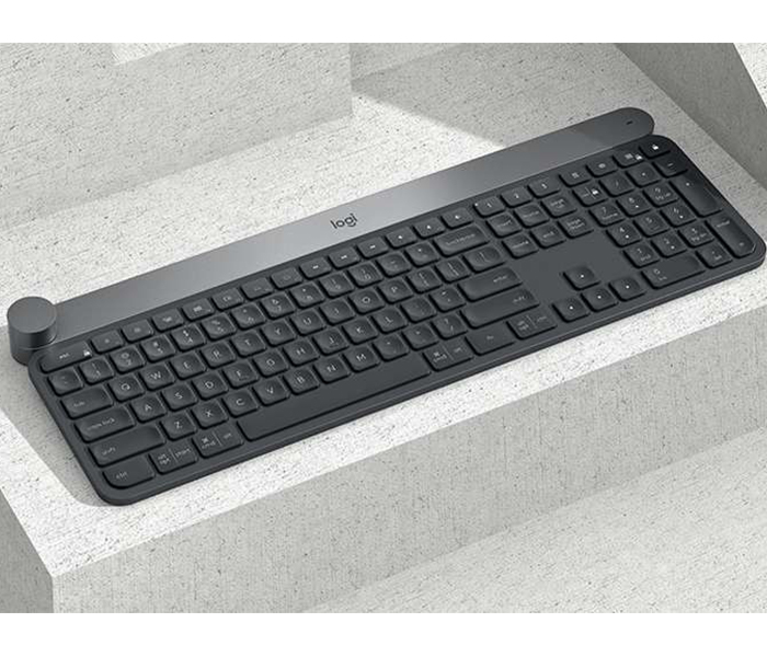 Logitech 920-008504 Craft Wireless Bluetooth Keyboard with Creative Input Dial English - Grey - Zoom Image 4