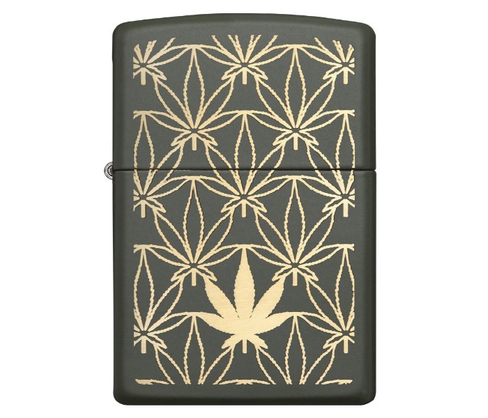 Zippo 29589 All Around Leaf Lighter Green - Zoom Image 4