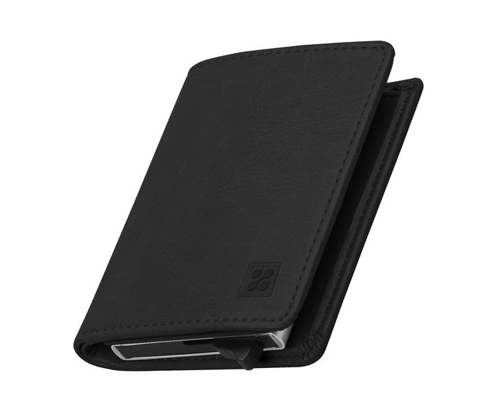 Promate RFIDWallet Ultra Slim Bifold Leather Wallet, Black - Zoom Image 8