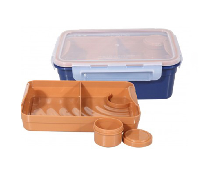 Delcasa DC1035 4-in-1 Lunch Box Sauce Container - Blue - Zoom Image