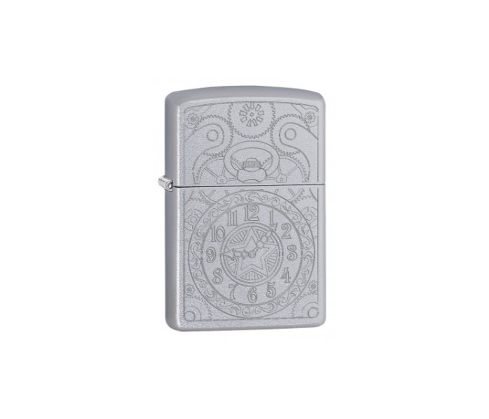 Zippo 29699 Clock Gadget Lighter Silver - Zoom Image