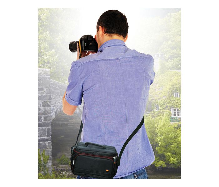 Promate Handypak2-S Compact Camera and Camcorder Shoulder Bag, Black - Zoom Image 4