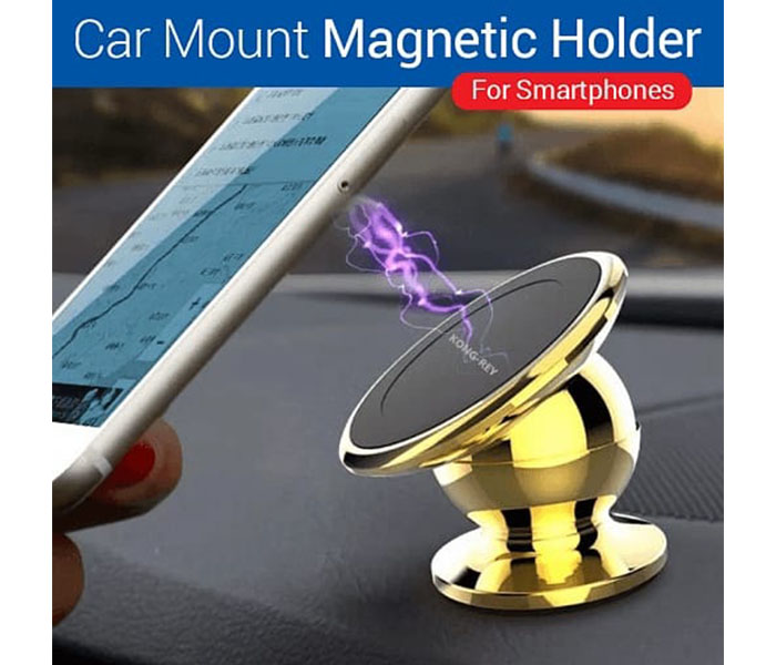 BG Ultra-Compact Universal Magnetic Ball-Joint 360 Degree Rotatable Dashboard Car Mount Phone Holder for Smartphones - Zoom Image 4