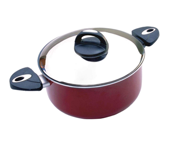 Royalford RF1251C22 22cm Casserole - Red - Zoom Image