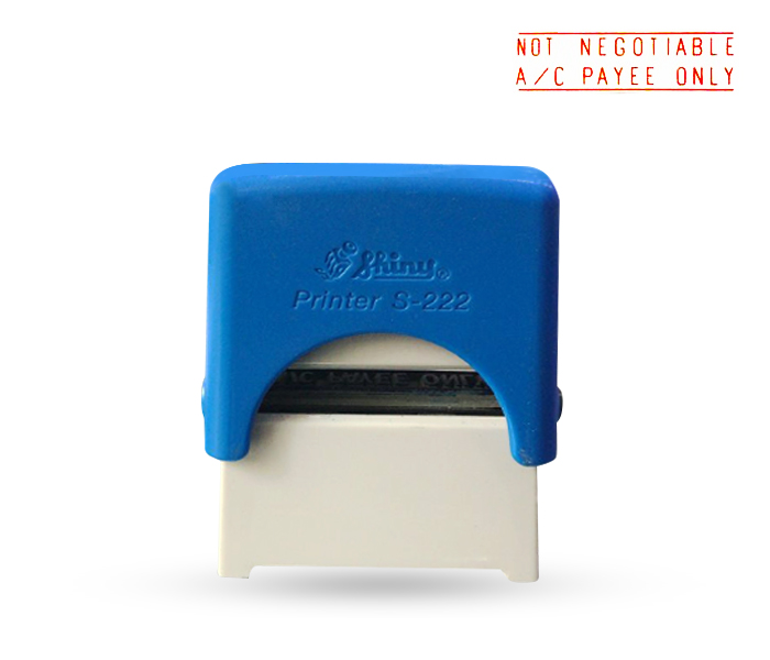 Shiny STN07 NOT NEGOTIABLE A/C PAYEE ONLY Self-Inked Readymade Stamp - Zoom Image