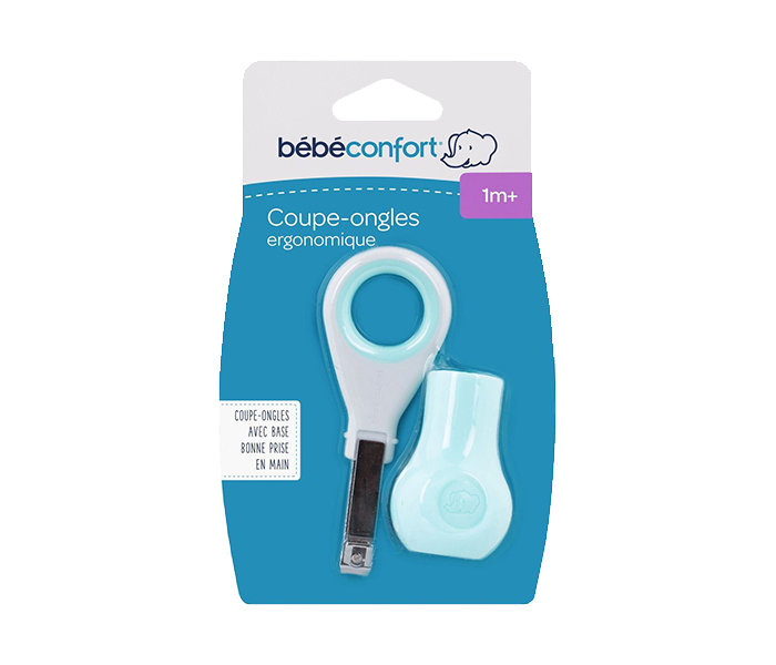 Bebe Confort 3106206000 Ergonomic Baby Nail Clippers with Base - Blue - Zoom Image 2