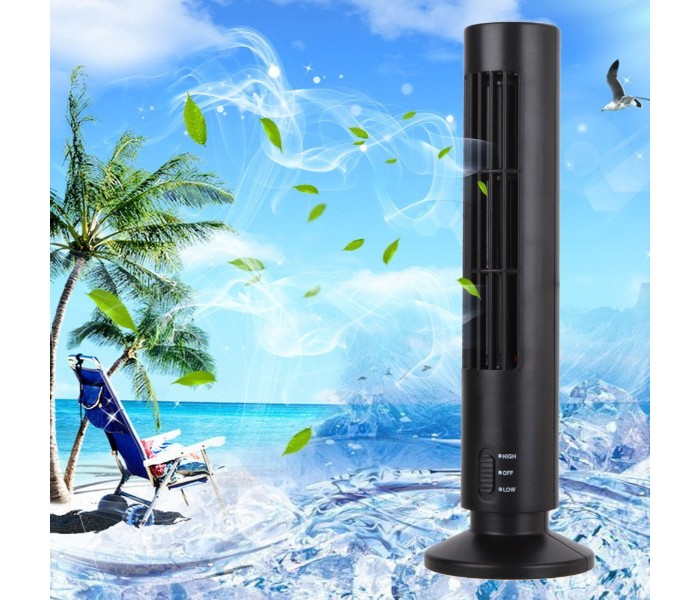 Table Tower Fan 2x Speed USB Power with AC Optional Power TTF-2X Multicolor - Zoom Image 4