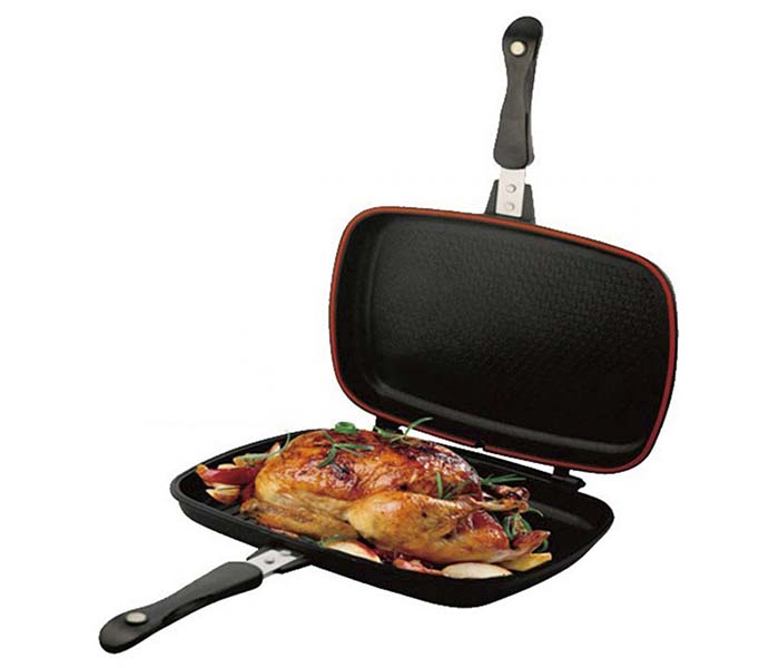 Royalford RF6620 40 cm Double Grill Pan - Zoom Image 2