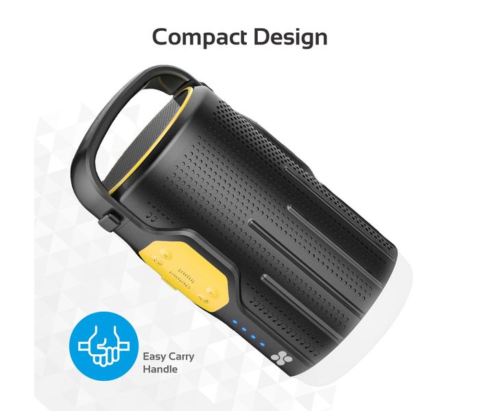 Promate CampMate-2 Portable LED Camp Light with Wireless Speaker & Integrated Power Bank, Yellow - Zoom Image 4