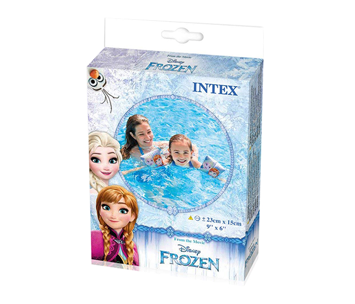 Intex ZX-56640 23 x 15CM Inflatable Frozen Deluxe Swimming Pool Arm Bands - Zoom Image 1