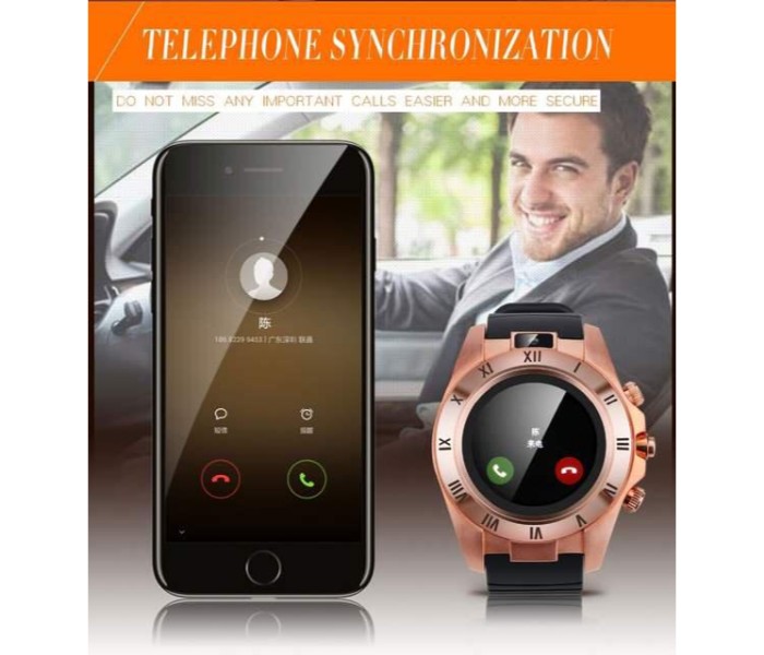 Heavy Stylish Sporty Bluetooth Smart Watch Phone with Camera, Memory Card and Sim Card Slot S5 Assorted - Zoom Image 3