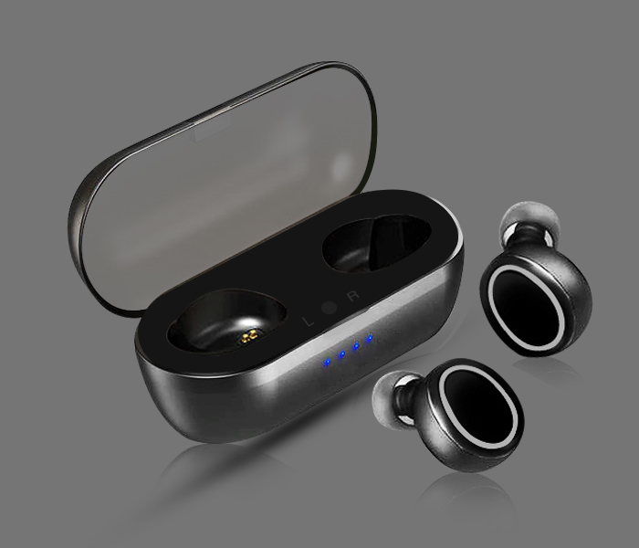 Cilovetty Y-02TWS High Quality Airpods Doble With Power Bank - Black&White - Zoom Image 1