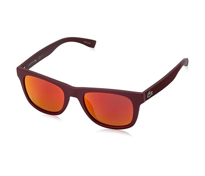 Lacoste L790S 603 Wayfarer Red Frame & Red Mirrored Sunglasses for Unisex - Zoom Image 4