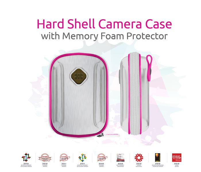 Promate Amba Superior High Quality Digital Camera Case, Silver - Zoom Image 4