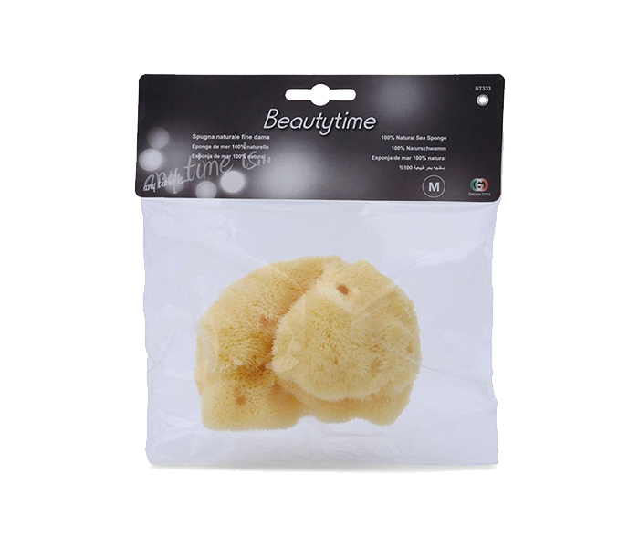 Beautytime N10987776A Fine Dama Natural Sea Sponge - Yellow, One Size - Zoom Image