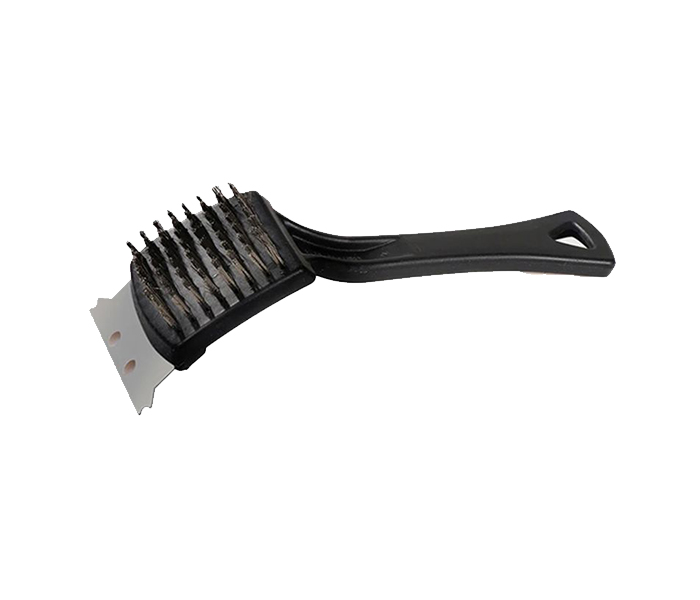 Royalford RF9405 22cm Grill Brush - Black & Silver - Zoom Image