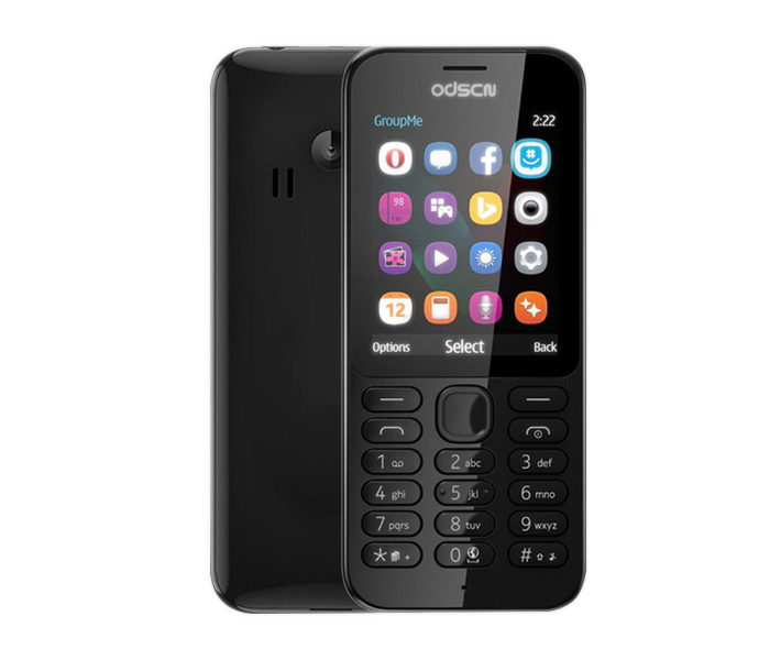 ODSCN 222 Mobile Cell Phones With Dual Sim Cards -Black - Zoom Image