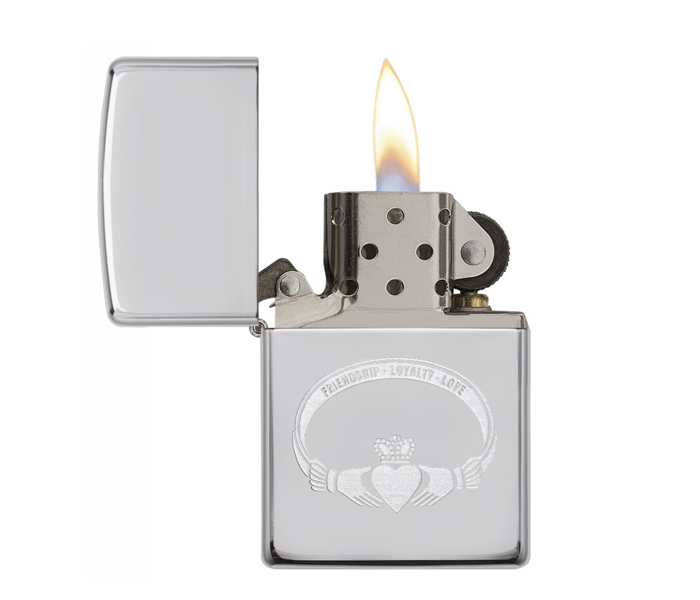 Zippo 229 MP 400044 Love Friendship  Lighter Silver - Zoom Image 2