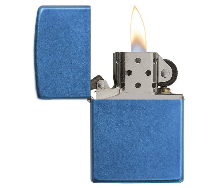 Zippo 24534 Regular Cerulean Lighter Blue - Zoom Image 1