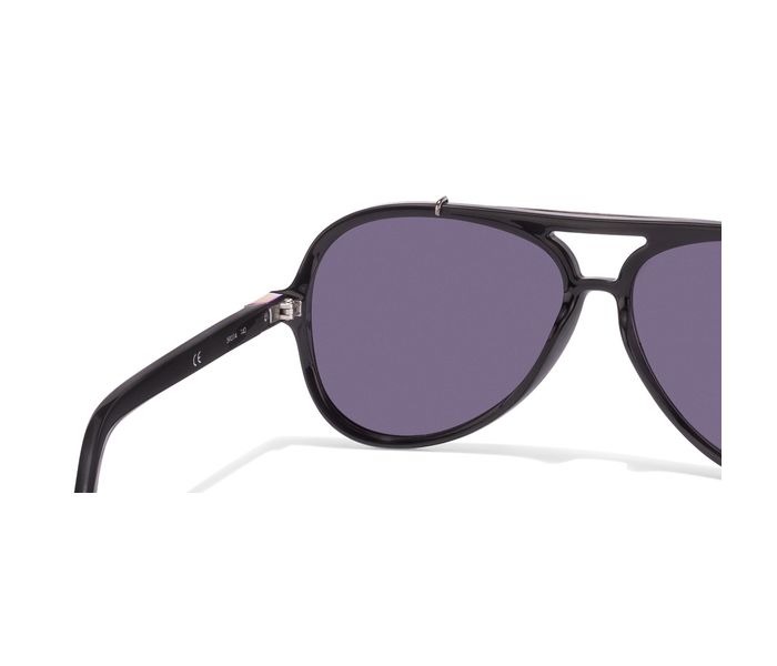 Calvin Klein CKJ751S 001 Aviator Black Frame & Grey Mirrored Sunglasses for Unisex - Zoom Image 3