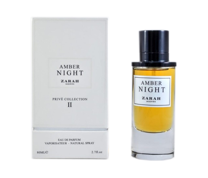 Paris 80ml Zarah Scents Amber Night Eau De Parfum for Unisex - Zoom Image 1