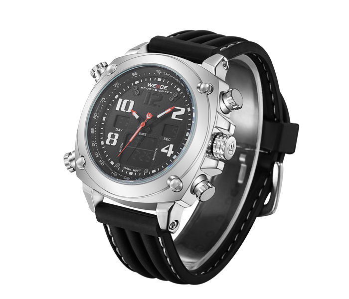 Weide WH-5208PU Analog and LCD Digital Watch Black - Zoom Image 2