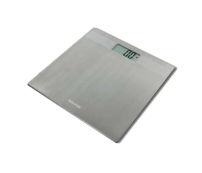 Salter N12660144A Stainless Steel Electronic Bathroom Scale - Silver - Zoom Image 1